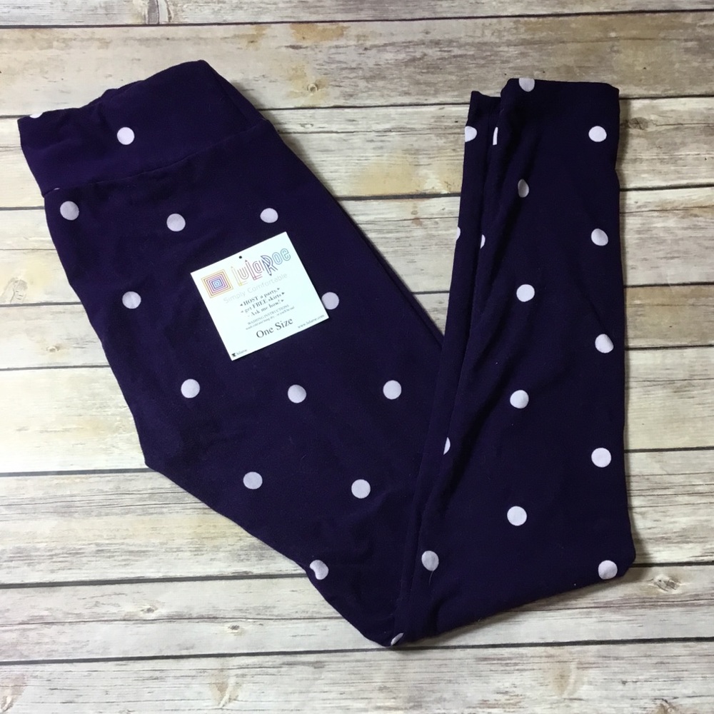 Lularoe Polka Dot Leggings OS